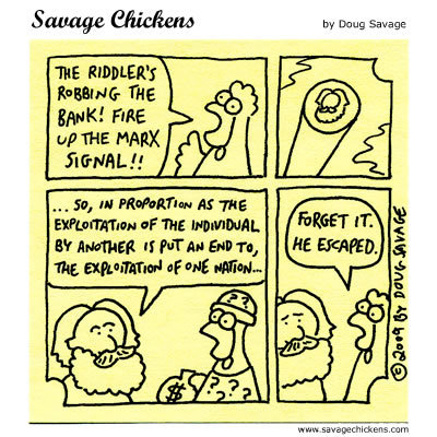 Savage Chickens Comic Strip for December 16, 2013 