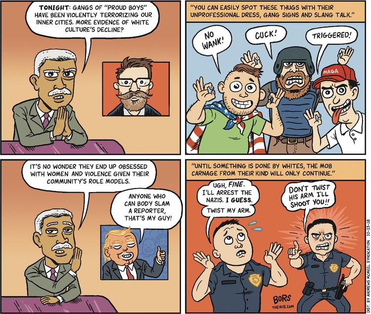 Matt Bors Comic Strip for October 23, 2018 