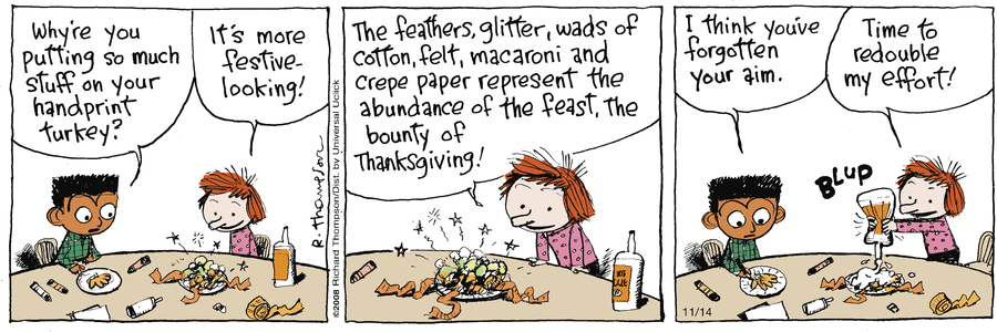 Cul de Sac Comic Strip for November 14, 2013 
