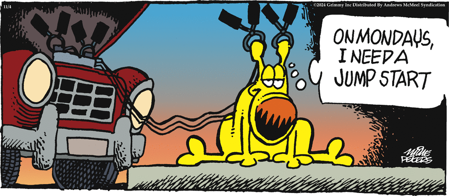 Mother Goose and Grimm Comic Strip for November 04, 2024 