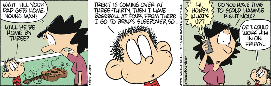 Baby Blues Comic Strip for August 02, 2021 
