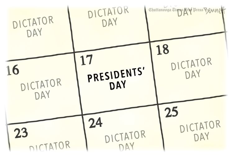 Clay Bennett Comic Strip for February 18, 2025 