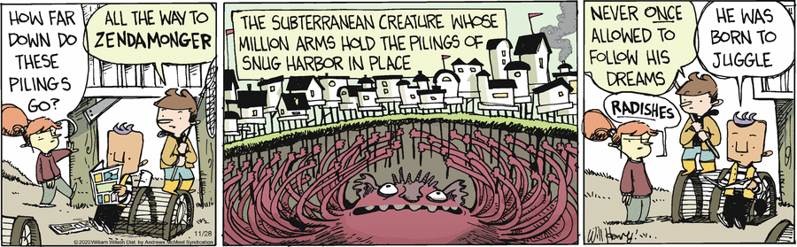Wallace the Brave Comic Strip for November 28, 2020 