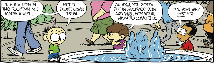 The Buckets by Greg Cravens  on Mon, 31 Mar 2025