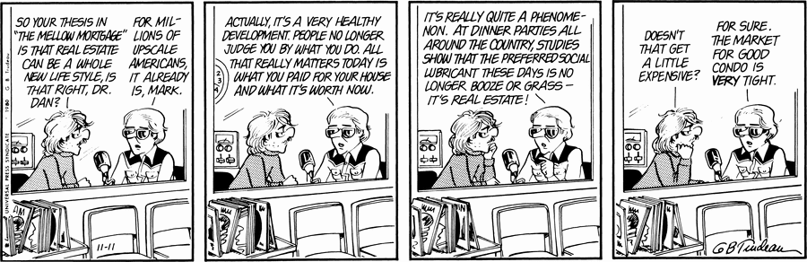 Doonesbury 45 years ago Image