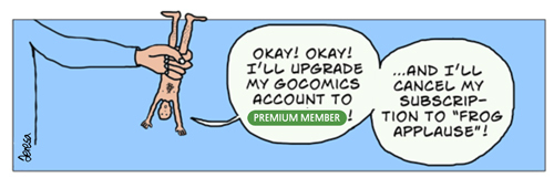 Frog Applause Comic Strip for February 07, 2025 