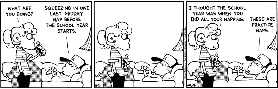 FoxTrot Comic Strip for August 31, 2002 