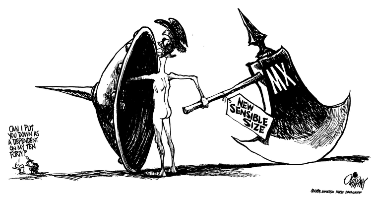 Pat Oliphant Comic Strip for April 12, 1983 