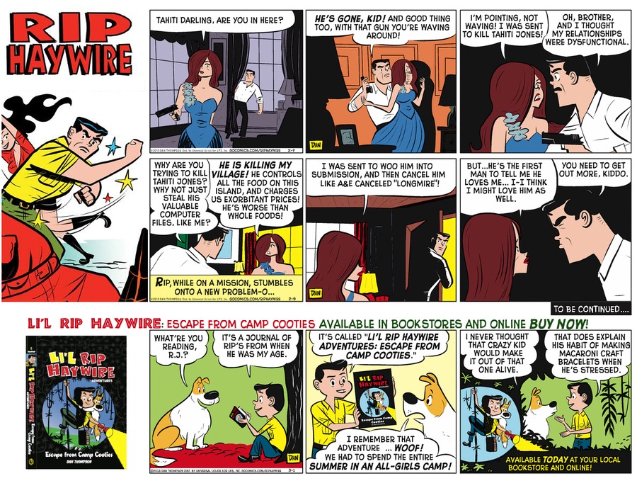 Rip Haywire Comic Strip for September 18, 2016 