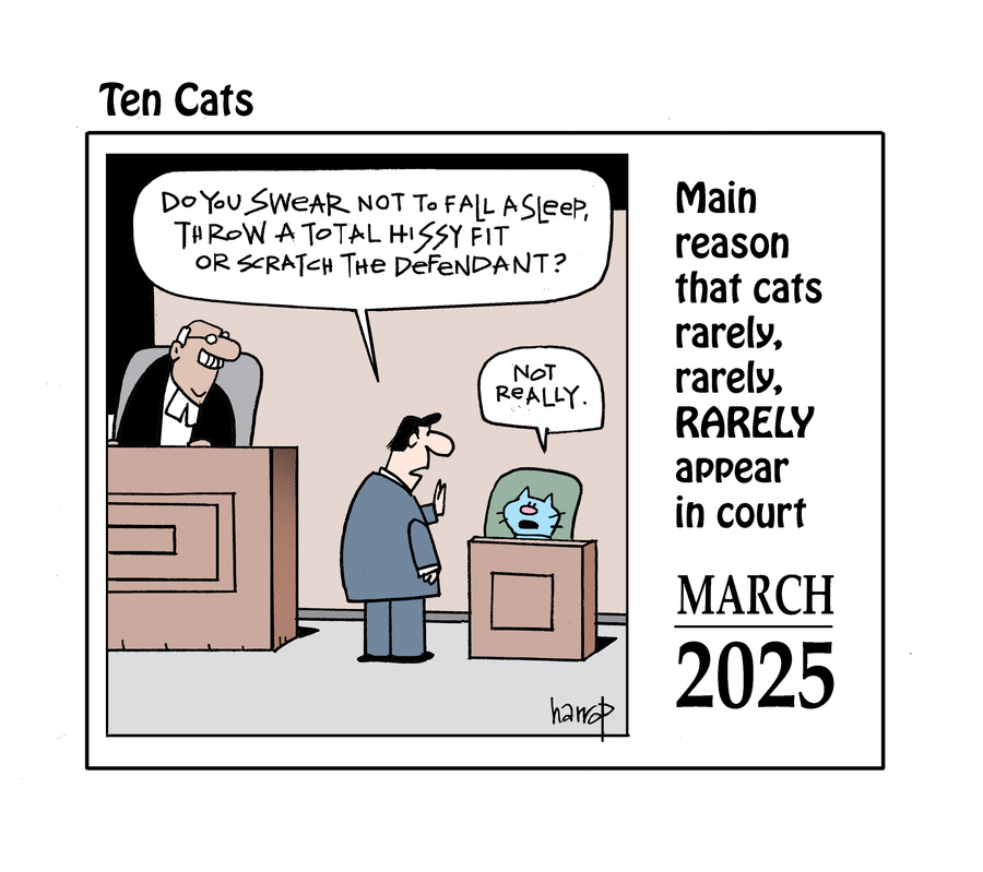 Ten Cats Comic Strip for March 23, 2025 