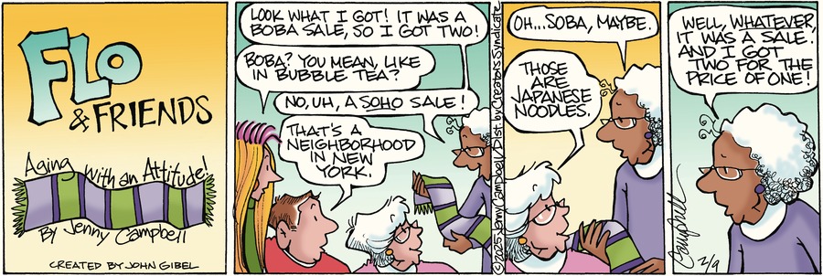 Flo and Friends Comic Strip for February 09, 2025 
