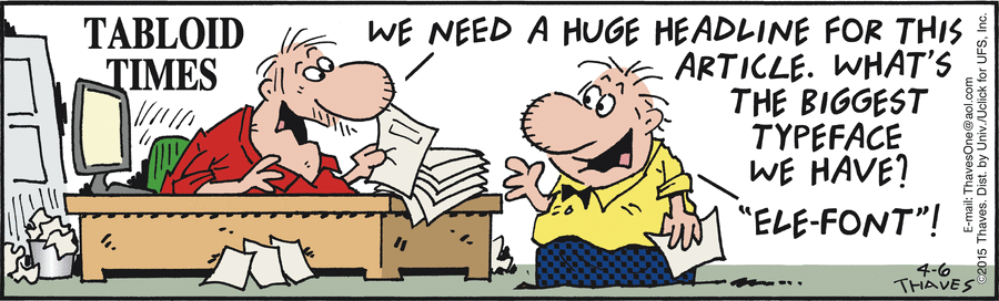Frank and Ernest Comic Strip for April 06, 2015 