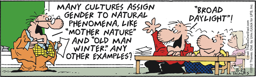 Frank and Ernest Comic Strip for August 23, 2012 