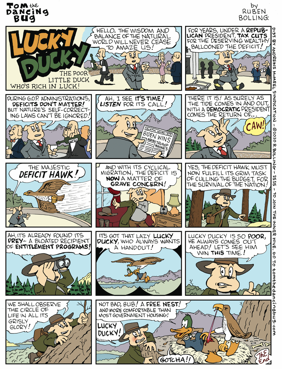 Tom the Dancing Bug Comic Strip for December 04, 2020 