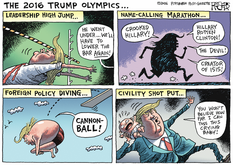 Rob Rogers Comic Strip for August 05, 2016 