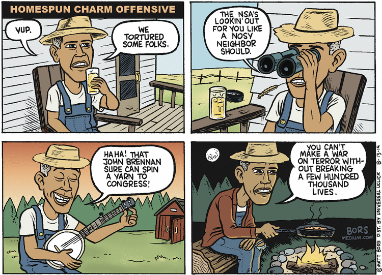 Matt Bors Comic Strip for August 13, 2014 