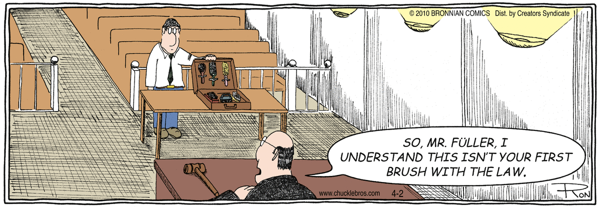 Chuckle Bros Comic Strip for April 02, 2010 