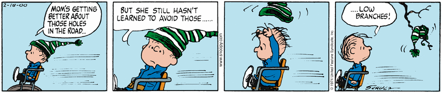 Peanuts Comic Strip for February 18, 2000 