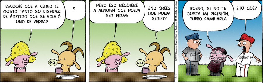 Perlas para los Cerdos Comic Strip for December 01, 2024 