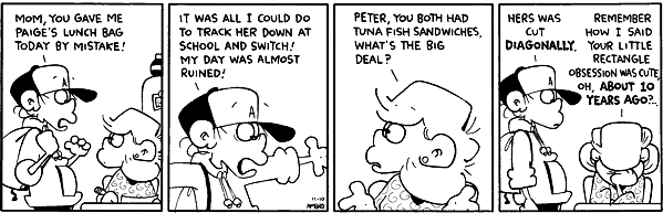 FoxTrot Comic Strip for November 10, 1999 