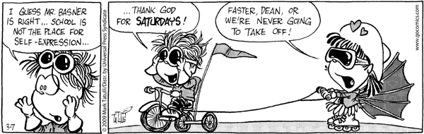 Heart of the City Comic Strip for March 07, 2009 
