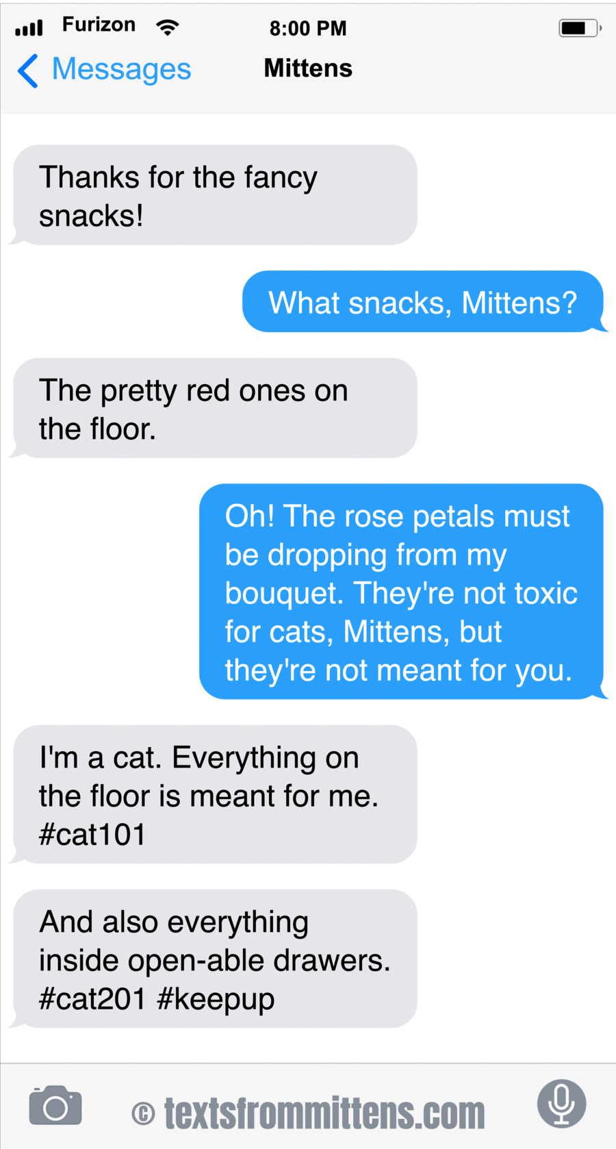 Texts From Mittens Comic Strip for February 18, 2025 