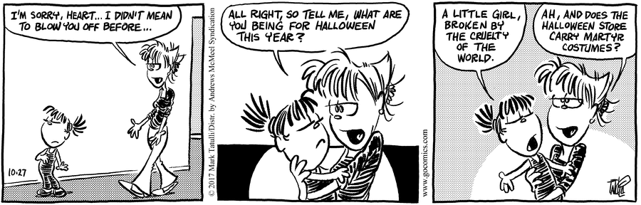 Heart of the City Comic Strip for October 27, 2017 