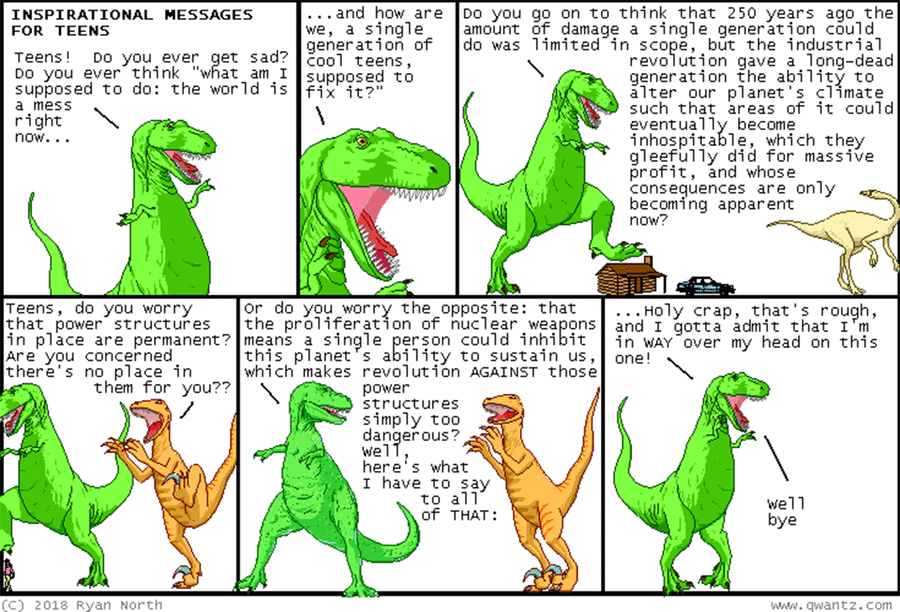 Dinosaur Comics Comic Strip for February 06, 2025 