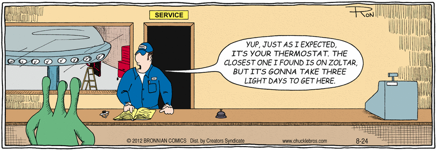 Chuckle Bros Comic Strip for August 24, 2012 