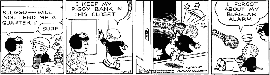 Nancy Classics Comic Strip for November 27, 2024 