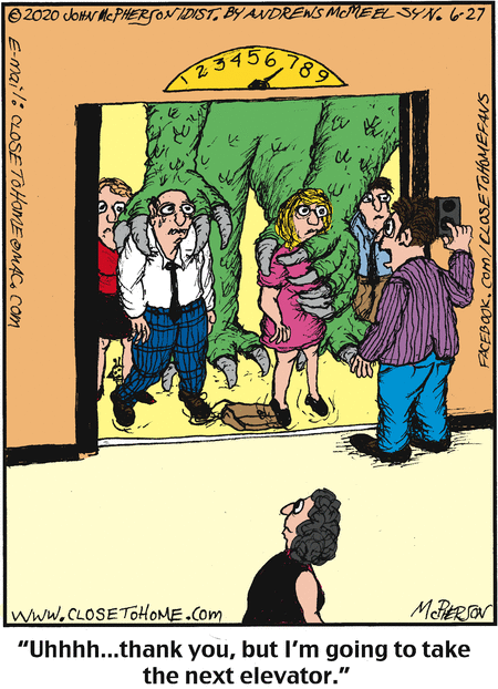 Close to Home Comic Strip for June 27, 2020 