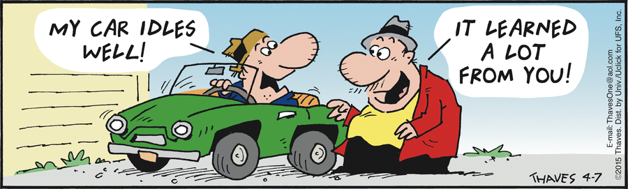 Frank and Ernest Comic Strip for April 07, 2015 
