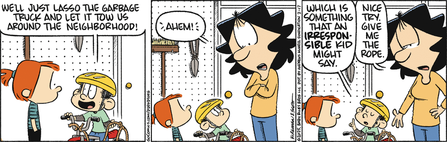 Baby Blues Comic Strip for February 17, 2025 