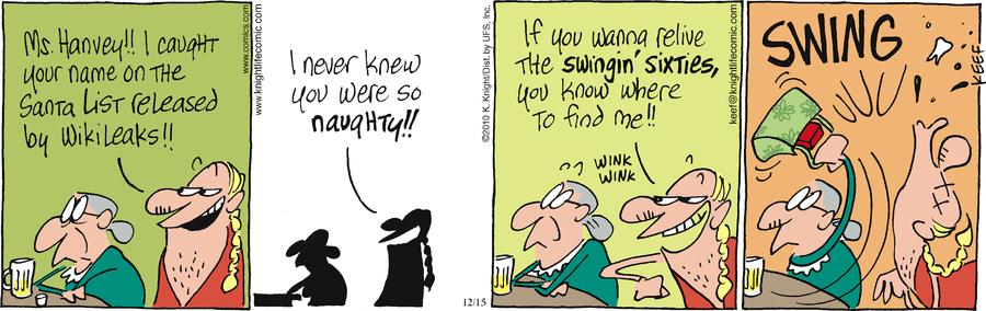 The Knight Life Comic Strip for December 15, 2010 