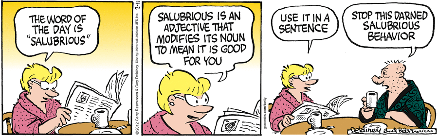 Betty Comic Strip for February 11, 2012 