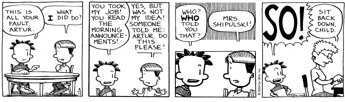 Big Nate Comic Strip for September 17, 2004 