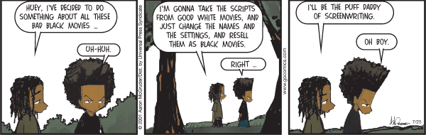 The Boondocks Comic Strip for July 25, 2006 