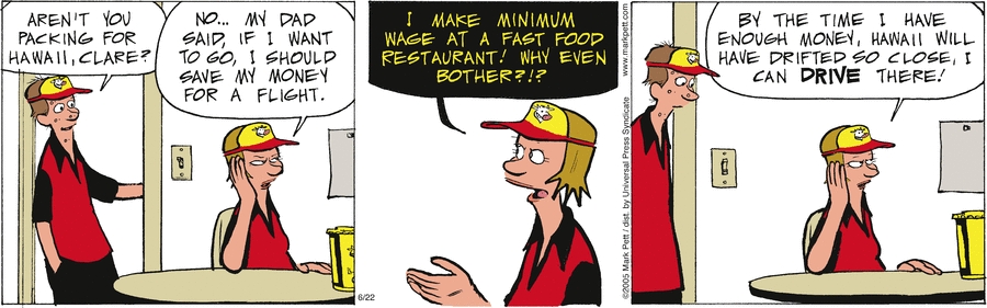 Lucky Cow Comic Strip for June 22, 2005 
