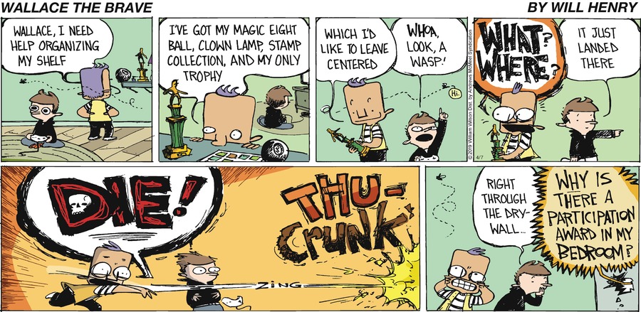 Wallace the Brave Comic Strip for April 07, 2019 