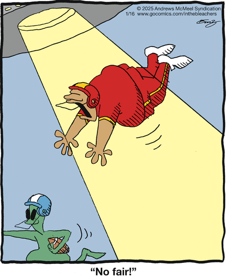 In the Bleachers Comic Strip for January 16, 2025 
