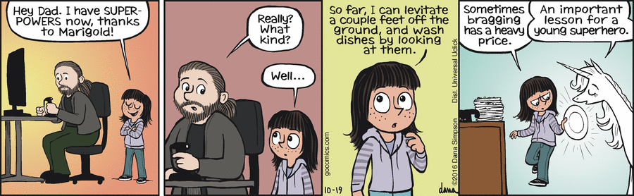 Phoebe and Her Unicorn Comic Strip for October 19, 2016 