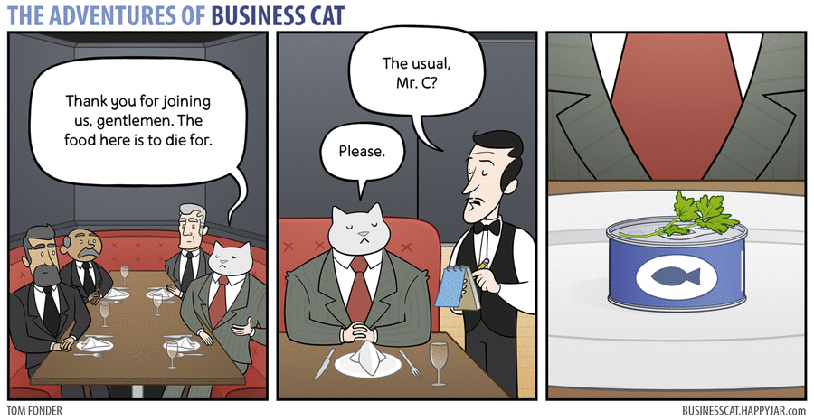 The Adventures of Business Cat Comic Strip for March 21, 2016 