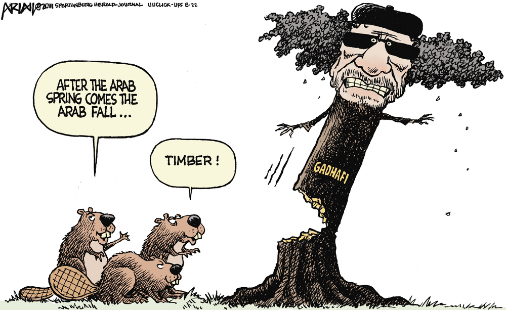 Robert Ariail Comic Strip for August 23, 2011 