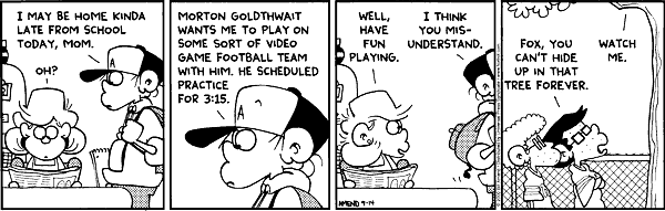 FoxTrot Comic Strip for September 14, 2000 
