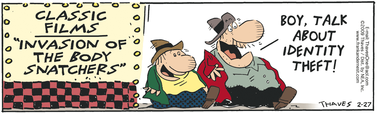 Frank and Ernest Comic Strip for February 27, 2009 