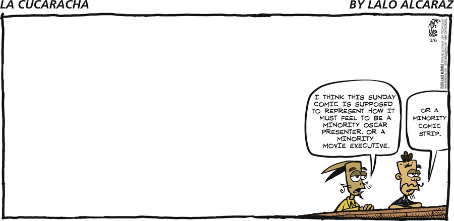 La Cucaracha Comic Strip for March 06, 2016 