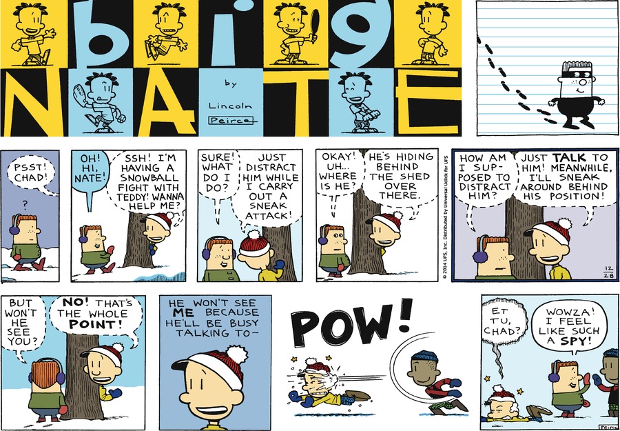 Big Nate Comic Strip for December 28, 2014 