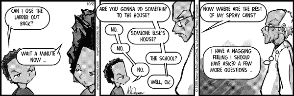 The Boondocks Comic Strip for May 05, 2011 