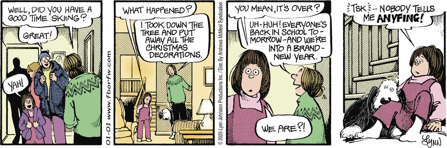 For Better or For Worse Comic Strip for January 01, 2025 