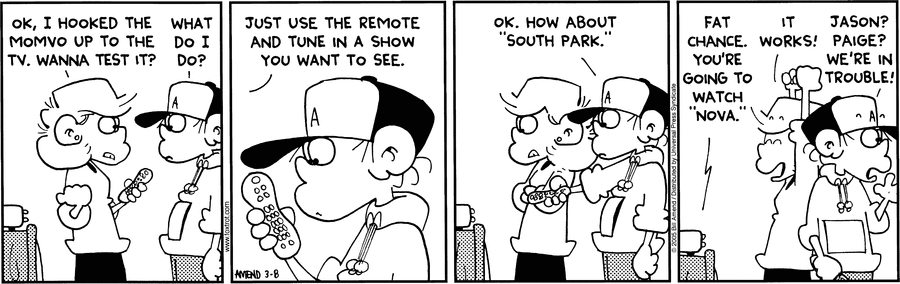 FoxTrot Comic Strip for March 08, 2005 